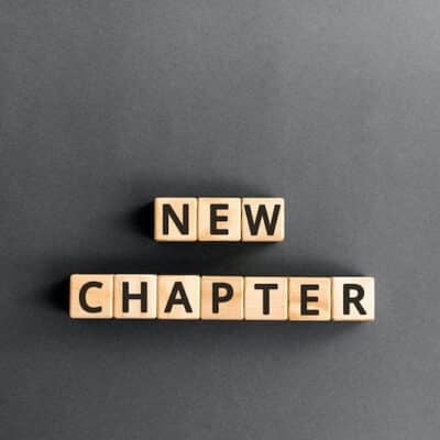 Starting a new chapter in life